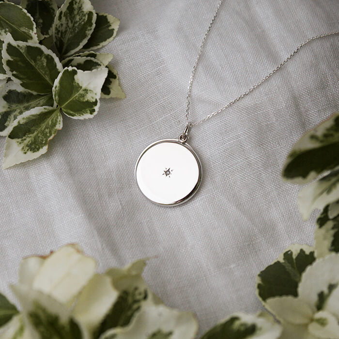 Penelope: Round Silver Locket