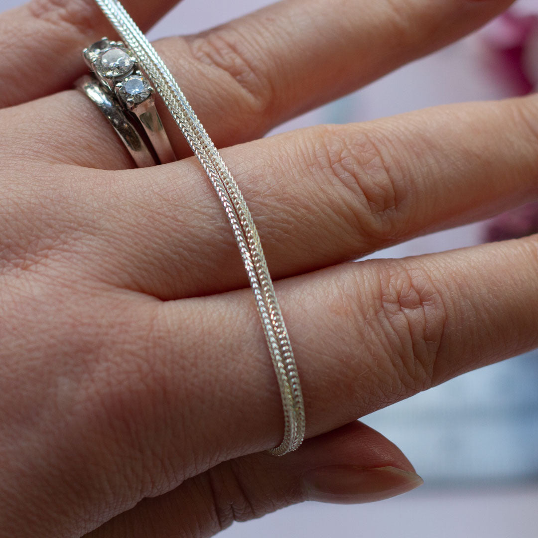 Thick sterling silver Italian chain