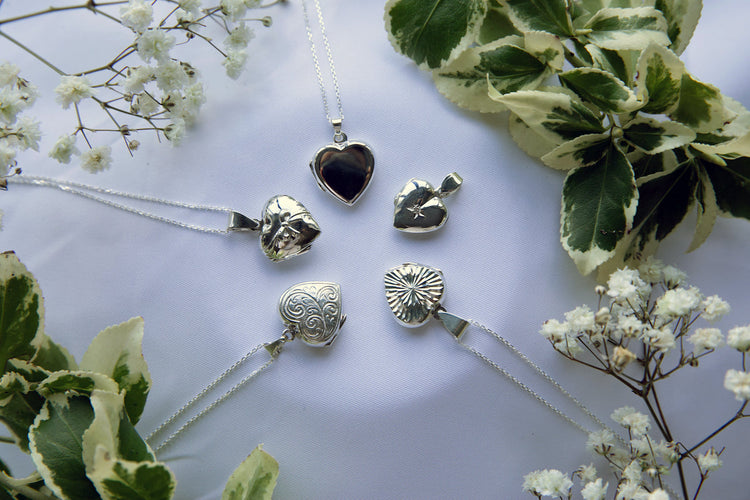 Large Silver Locket Collection