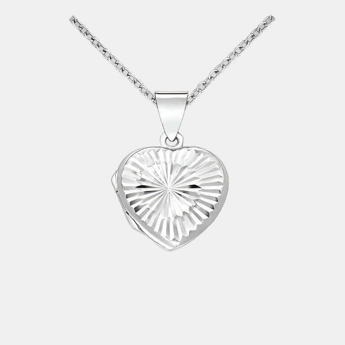 Heart shaped locket necklace