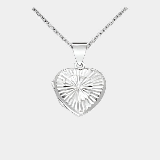 Heart shaped locket necklace