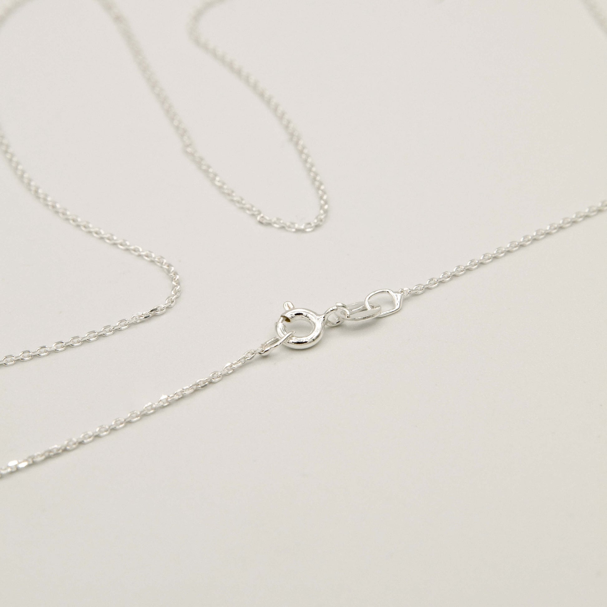 sterling silver chain for locket with clasp