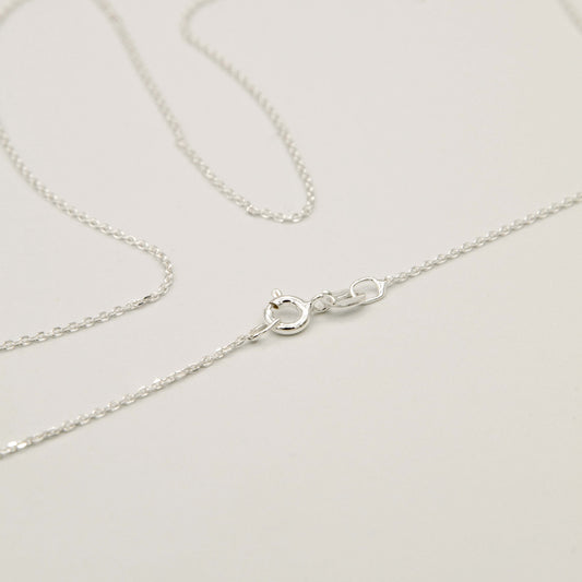 Sterling silver chain with clasp