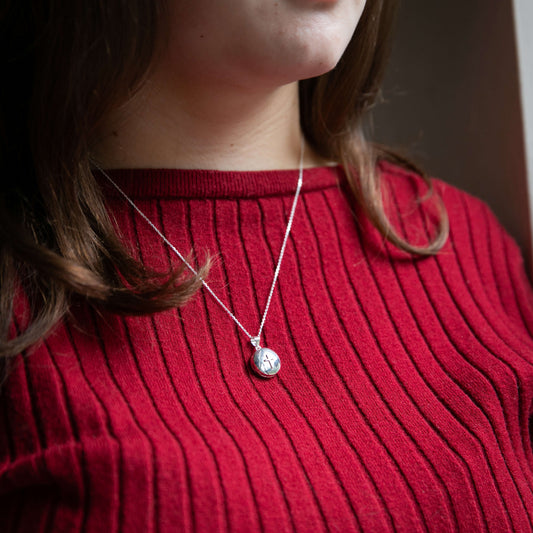 Silver Photo Locket Necklace with cross | Faith