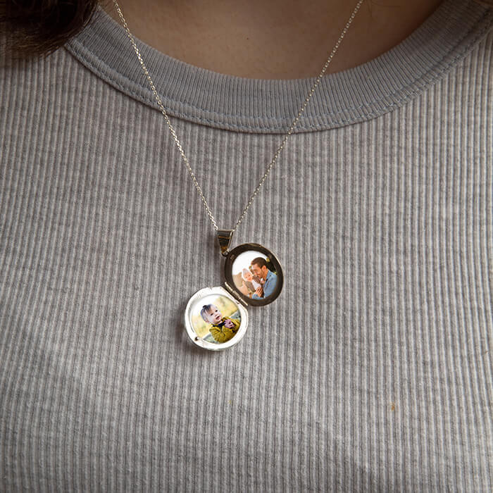 Ornate Silver Locket | Jennifer