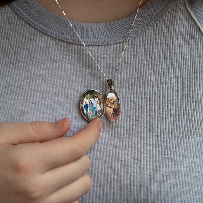 Large Oval Locket | Leonora