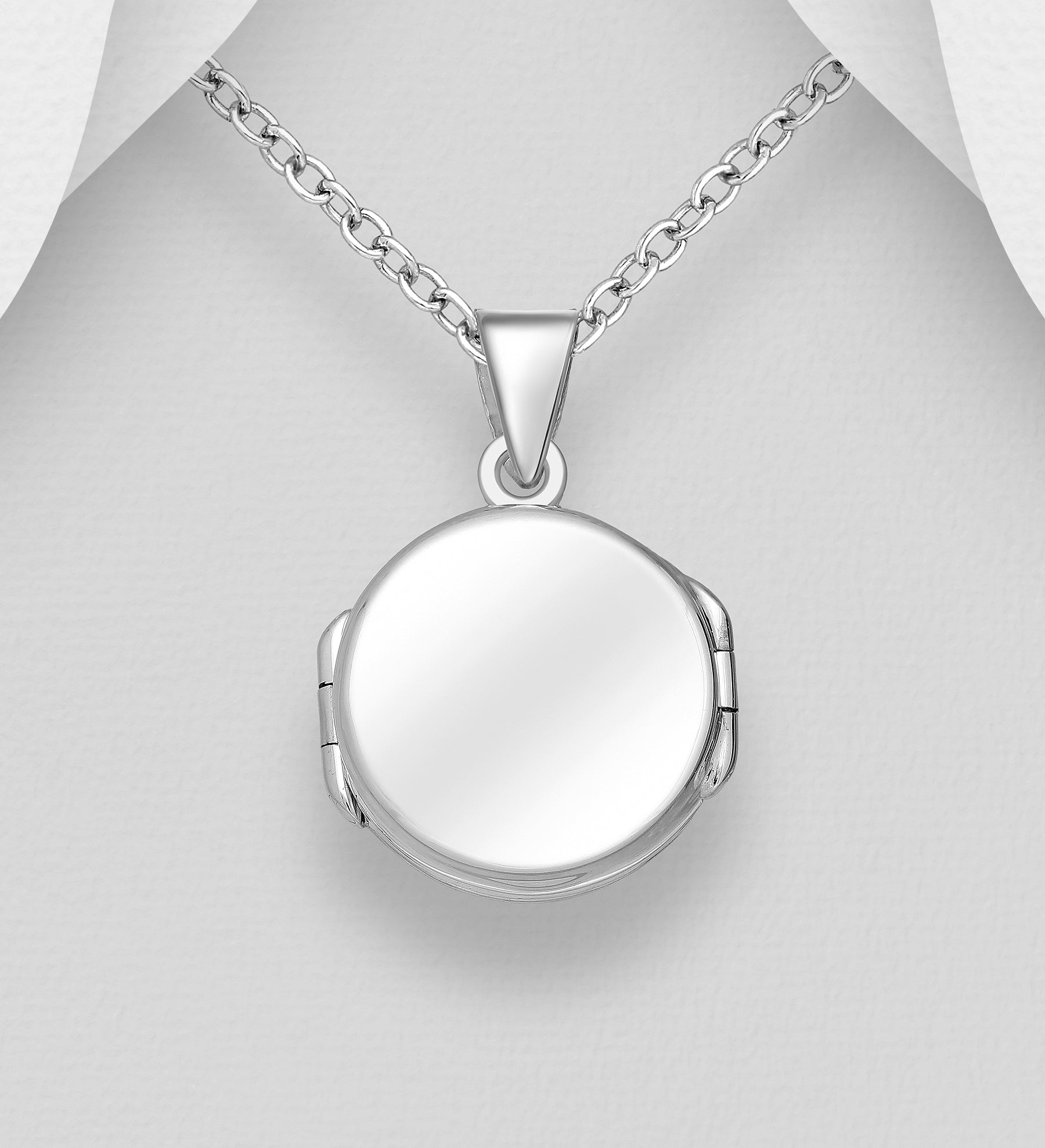 Sterling silver multi photo locket on a silver chain